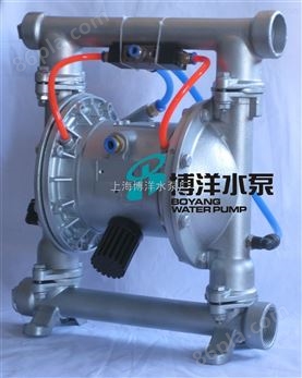 QBYF粉体气动隔膜泵 不锈钢气动粉体输送泵 粉体泵
