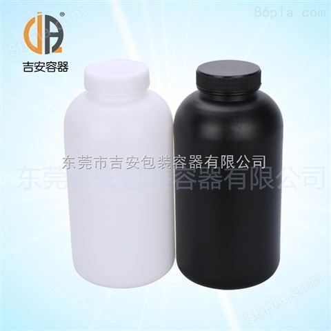 1L大口塑料包装瓶 1升黑色化工瓶 * 质量保证