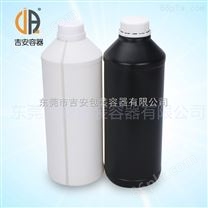 1.5L小口塑料圆瓶 1500ML包装瓶 黑白两种 * 质量保证