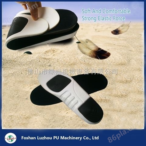 佛山厂家专业生产聚氨酯沙滩鞋人字拖鞋凉鞋自动发泡生产线