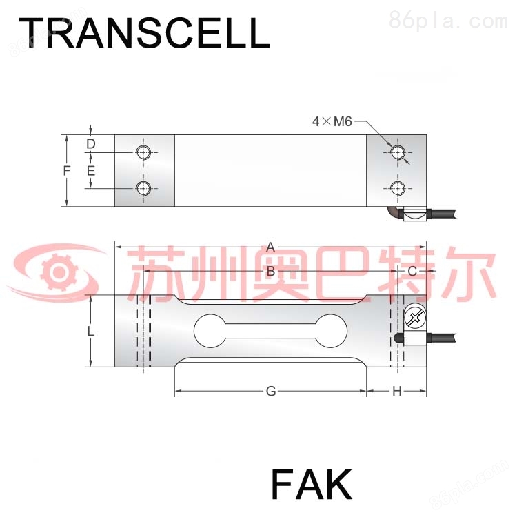 FAK 单点式传感器FAK-20kg优质铝合金材质