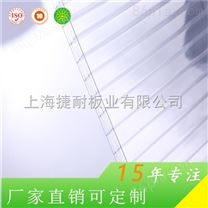上海捷耐 温度适应性强 4mm双层阳光板 厂家定制