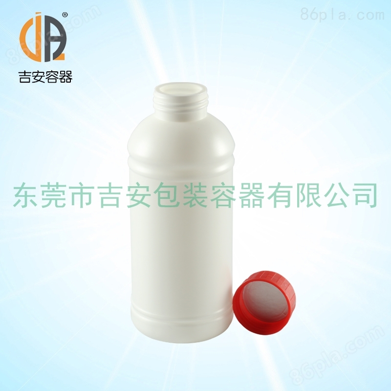 白色500g圆瓶 500ml包装塑料瓶 500毫升化工液体瓶 *