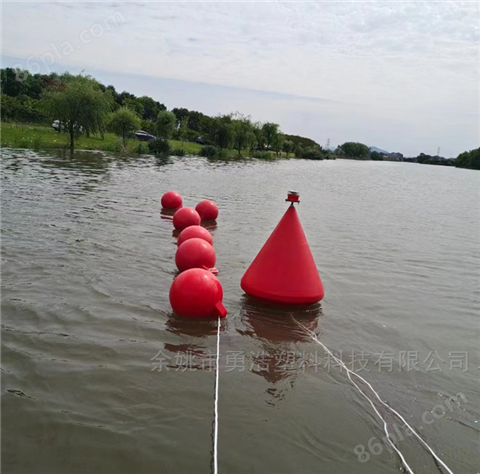 水上警示浮标河道船只航标锥形灯浮标